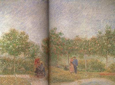 Vincent Van Gogh Couples in the Voyer d'Argenson Park at Asieres (nn04) Germany oil painting art